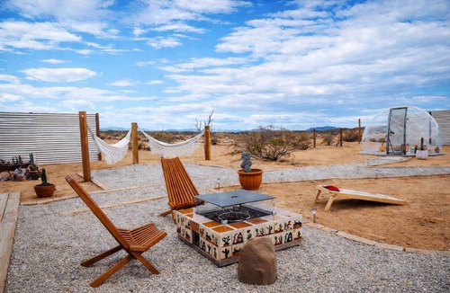 Joshua Tree House | Romantic Desert Escape Stargazing Dome Hot Tub Cowboy Pool Fire Hammocks