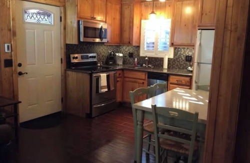 Al Tahoe House | Romantic one bedroom, one bath cabin with white picket fence in. Extremely cozy.
