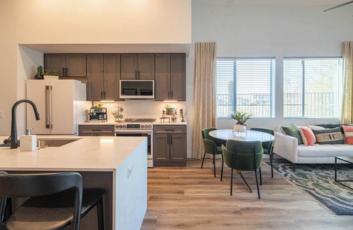 Desert View Village Condo | Rooftop Deck, Heated Pool Nearby | Golf & Sun Stay