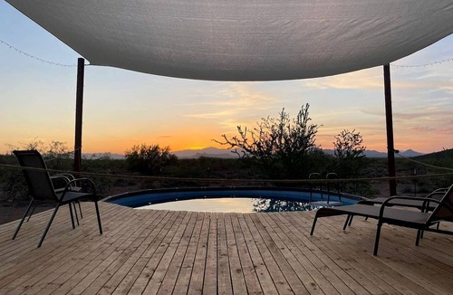 Marana Cottage | Scenic Desert Ranch Casita with Private Terraces near Saguaro National Park – Marana, Arizona