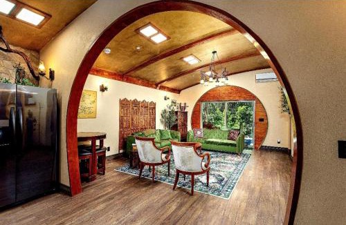 Three Rivers House | Sequoia Haven Hole - Whimsical, Fairy Tale Earth-Berm Riverfront