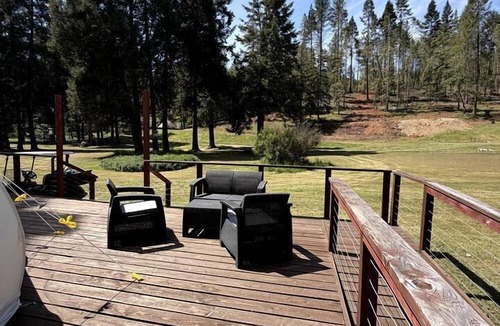 Leland RV Rental | Serene Bell Tent with Forest Retreat Amenities Near Wolf Creek, Oregon