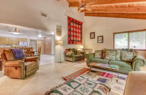 Rhododendron House | Serene Cottage on the River with Firepit Deck and Bunk Room