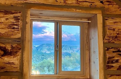 Zion National Park East Entrance Cabin | Serene Western Cabin with 23 Private Acres & Stargazing Near Zion National Park, Mount Carmel, Utah