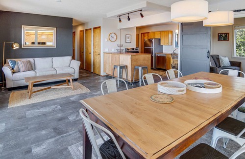 Bayshore House | Short Walk to a Sandy Beach! Ocean Views! Dog Friendly!