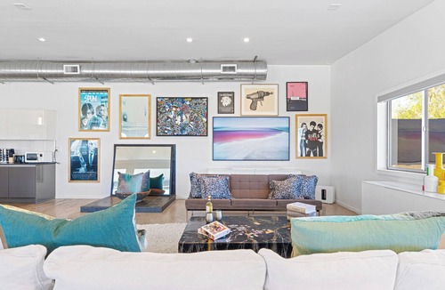 Joshua Tree House | Sky Ranch Noir | Luxe Desert Compound with Pool, Sauna & Stargazing