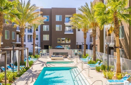 Fremont Condo | Spacious 2BR Stay w Pool at Embark Apartments