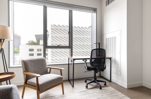 Bunker Hill Apartment | Spacious Downtown 1BR w/W/D, close to Metro Center, by Blueground