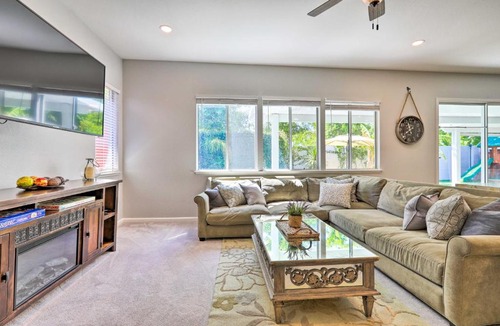 Folsom House | Spacious Folsom Getaway w/Pool & Hot Tub!