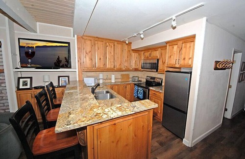Tahoe Keys Condo | Steps from Outdoor Pool and Beach, Filtered Lake Views from Deck!