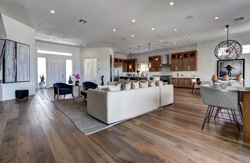 Summerlin South House | Stunning 1 Story, 3 Bdr W gym w peloton basic dumbells, massage room, Pool & Spa
