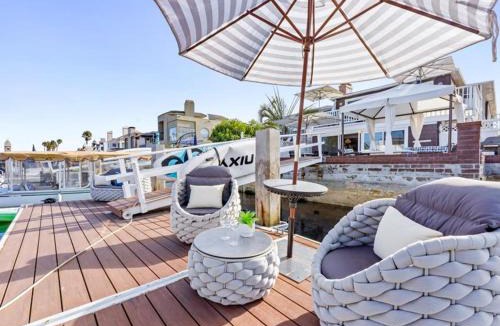 West Newport House | Stunning Bayfront Home with Epic Dock on Peninsula