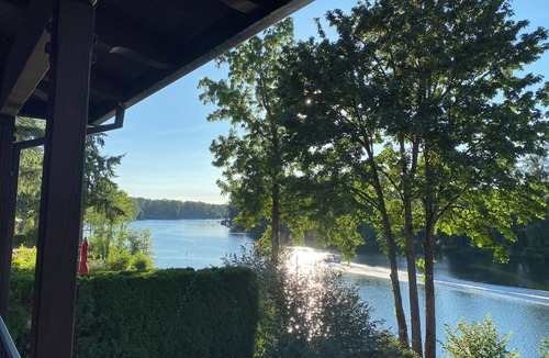 Canby House | Stunning Estate On the River in a State Park with Pool, Swim Spa Horse Corral.