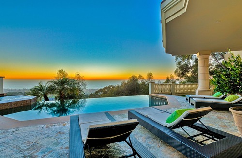 Country Club House | Stunning Home w/Panoramic Ocean & City Views, Private Pool & Hot Tub