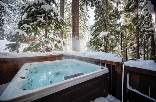 Comstock Acres House | Stylish Redwood Home with Hot Tub and Private Beach Access
