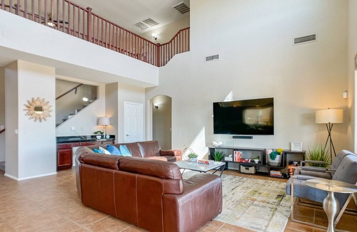 Laveen Village House | SUNNY HAVEN modern luxury VIEW home GATED, heated POOL, SPA, gas BBQ / firepit