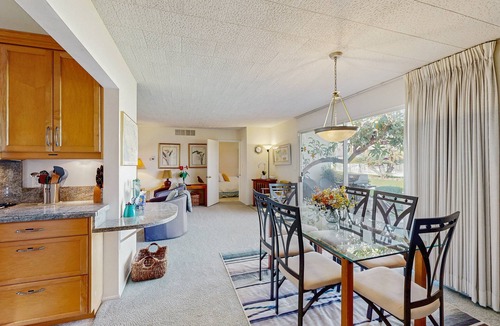 Araby Commons Condo | Sunny Palm Springs Retreat with Shared Pool, Hot Tub & Prime Location!