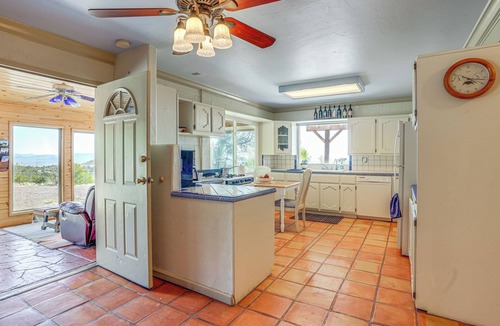 Dewey House | Sunroom + Sauna! Mtn-View Prescott Valley Home