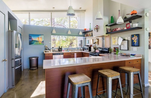 Desert Hot Springs House | The Bellini Pool Haus Magical Oasis in the Desert