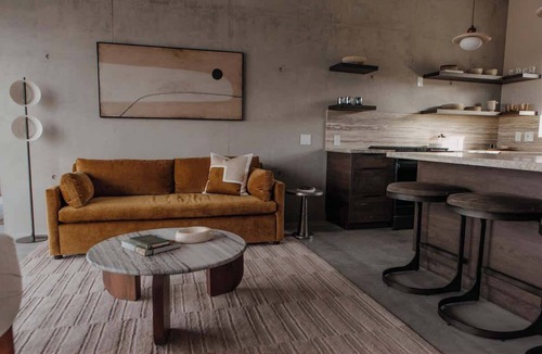 Panorama Heights House | The Mark Concrete Retreat with Views & Hot Tub