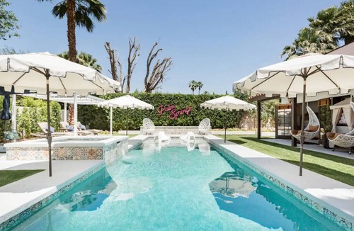 Palm Springs Villa | The Movie Colony Villa a - 5 Bedroom Private Compound! Centrally Located