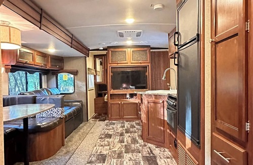 Nevada City House | The Ultimate Glamping experience. A spectacular unique pool with a hot tub & rv.