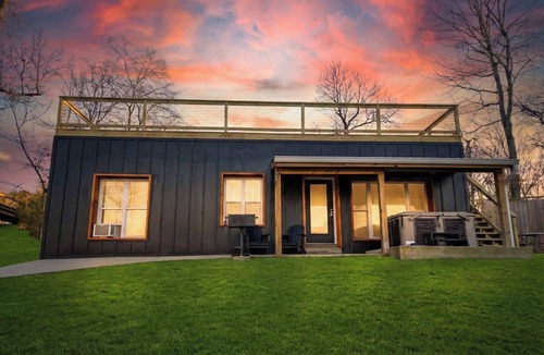 South Pittsburg Cabin | This is IT Cabin with a hot tub, fire pit, & indoor pool!