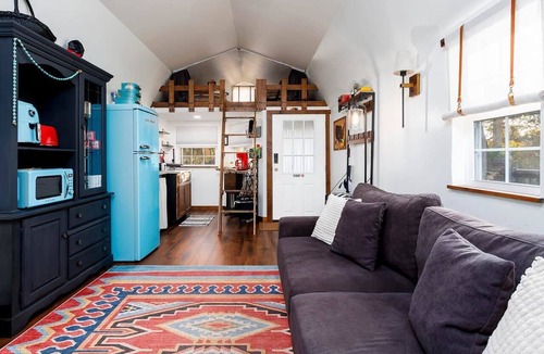 Edmond Cabin | Tiny Home with Fun Outdoor Perks