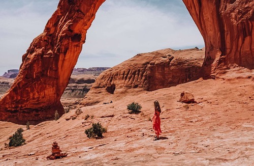 Moab House | Triple Tent with Shared Bathroom - Nestled among the Abajo Mountains.