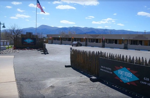 Camp Verde Cabin | Two Queen Suite 110 in Fort Verde Suites