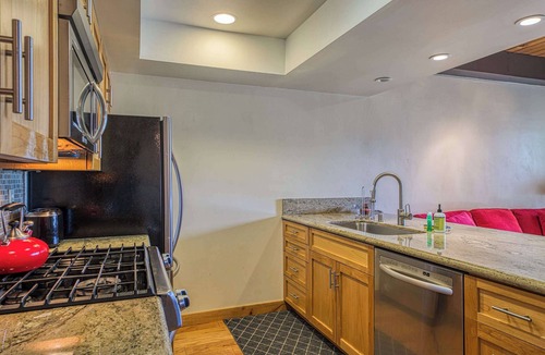 Tahoe Keys Condo | Two-story lakefront condo with access to dock, hot tub, pool & tennis