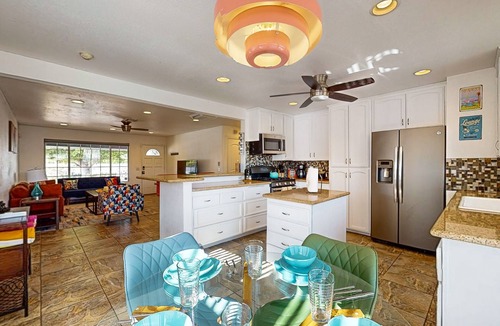 Desert Park Estates House | Updated mid-century gem with private pool, spa, gas grill, and free WiFi
