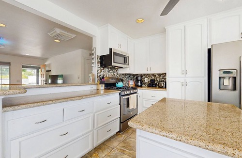 Desert Park Estates House | Updated mid-century gem with private pool, spa, gas grill, and free WiFi