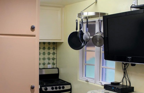 San Luis Obispo Apartment | Updated Studio Close to Downtown with Large Moroccan Patio!