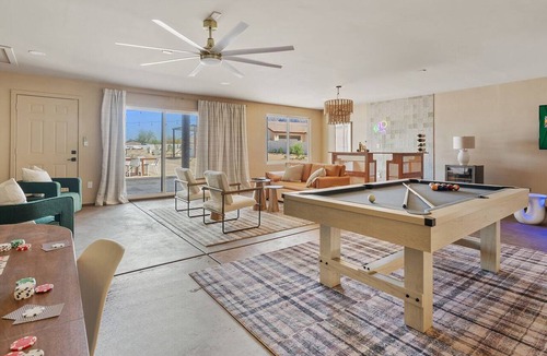 Apache Junction House | Views - Heated Pool - 10 person Hot Tub - Golf - Game Room - Pickleball Court