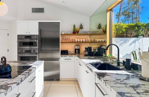 Twin Palms House | Villa Caliente: Saline Pool + Spa + Mountain Views