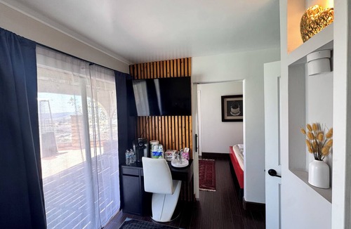 Morro Hills House | Vintoca Private Oasis Suite Farm Retreat, Private Bedroom & Bathroom Grove, Pool & City View