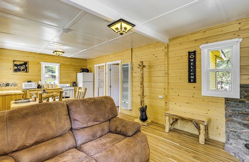 Green Valley Lake Cabin | Walk to Water: Cozy Cabin in Green Valley Lake!