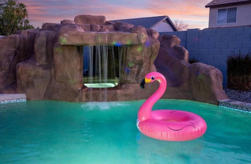 Chandler House | Water Slide, Cave Hot Tub, Game Room and Heated Pool