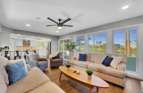 Dobson Ranch House | Waterfront Paradise! Pool, Hot Tub, Paddle, Pet Friendly!