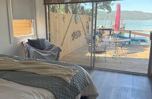 Clearlake Park Apartment | Waterfront pirate cove: sunset views, arcade, beach