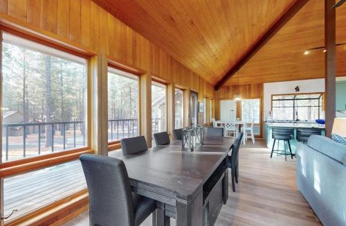 Black Butte Ranch House | Whimsical tree-lined stay with wood stove AC shared amenities and large deck