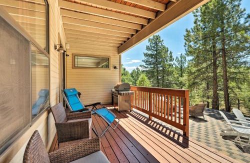Ponderosa Trails House | Wooded Patio Oasis! Group Getaway in Flagstaff