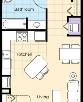 Terra Lago Apartment | Wyndham Indio 1 Bedroom Condo, Free WiFi