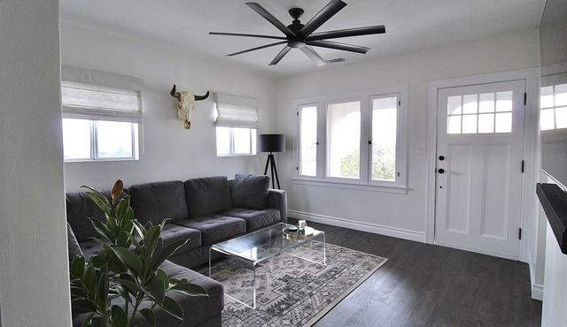 Amazing views of Downtown LA from this centrally located Spanish Modern getaway!