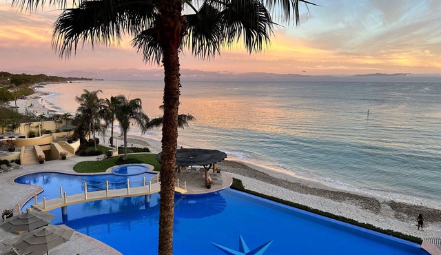 Beach Front 4 Bedroom Villa @Punta de Mita in Corral del Risco