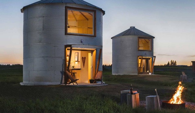 Clark Farm Silos #4 - Scenic Mountain Views