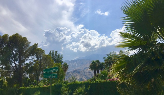 Classic Palm Springs winter retreat with private pool, mountain views