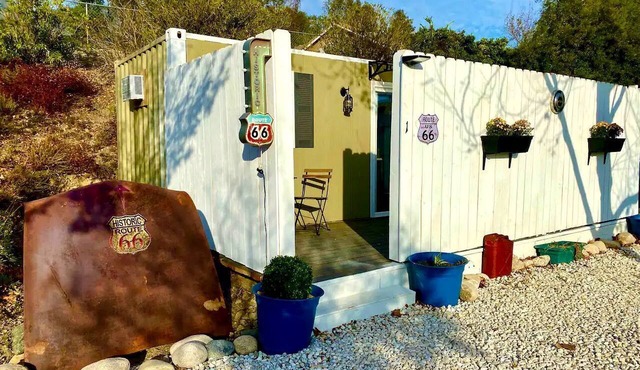 Cozy Container in Devore Heights, California, for Glamping Getaways on Route 66