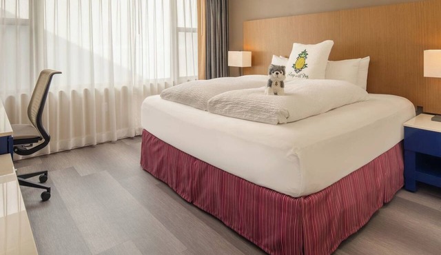 Downtown Dreams: King Bed Staypineapple Rose, Near Powell's City of Books